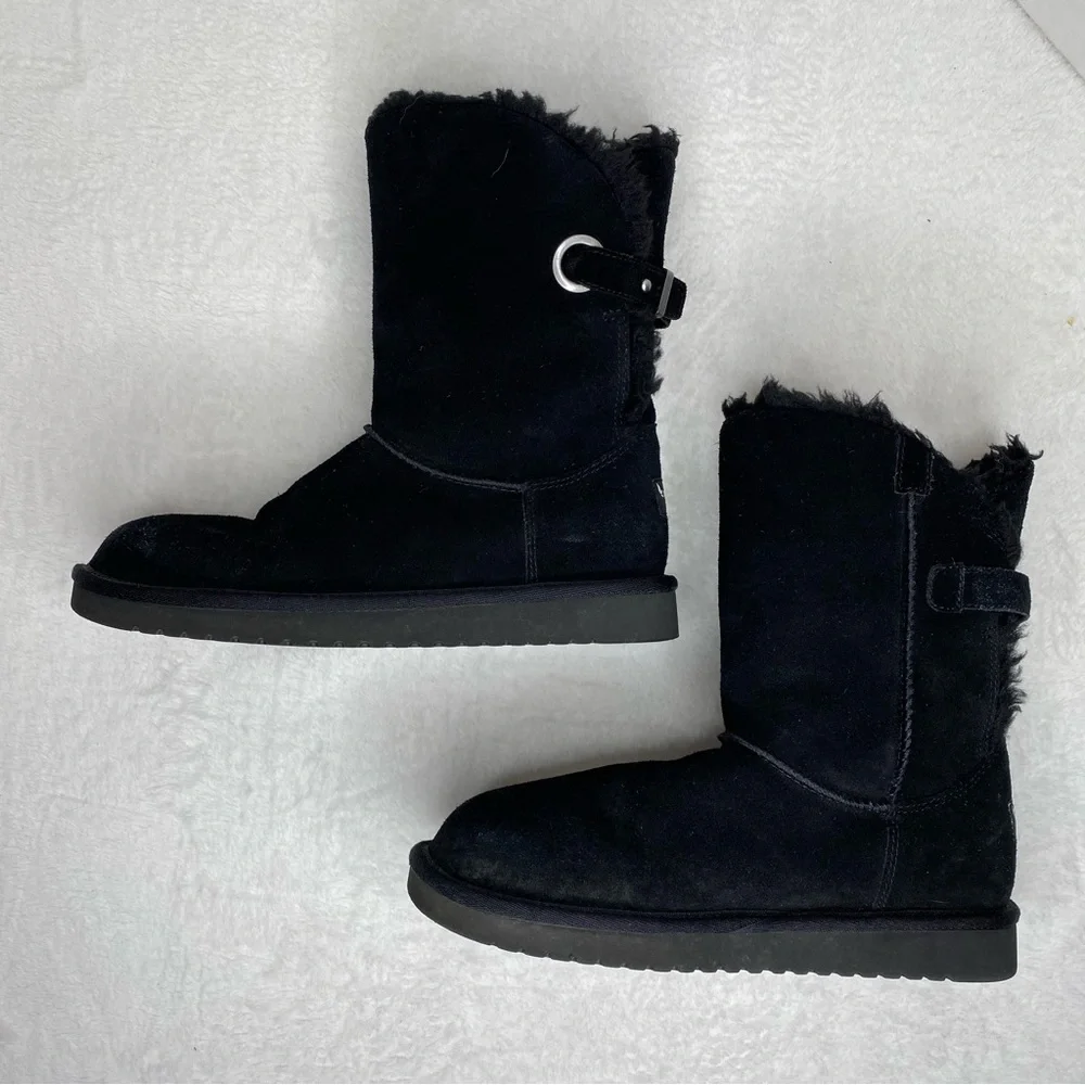 Koolaburra by UGG Remley Boots Size 8 Black Suede